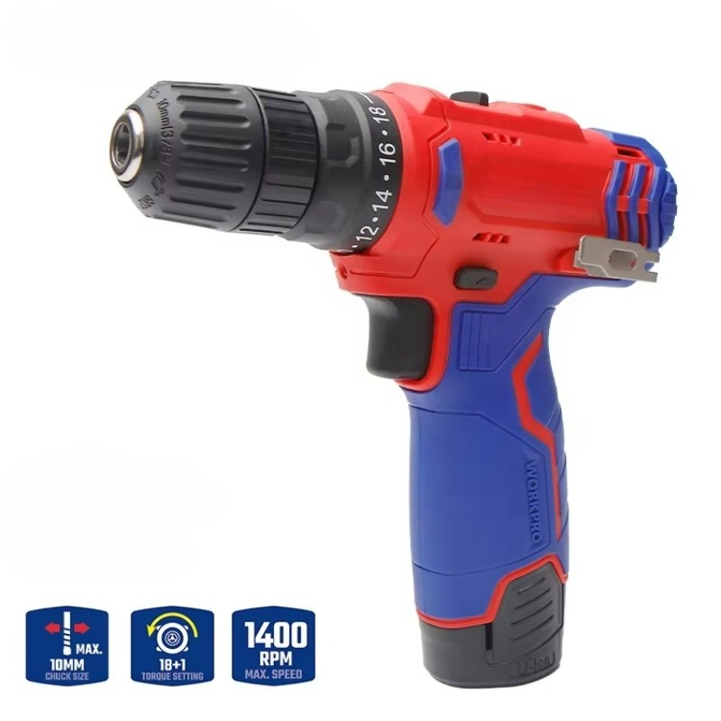 Power Tools Cordless - Bor Tanpa Kabel 12V 10mm Alat