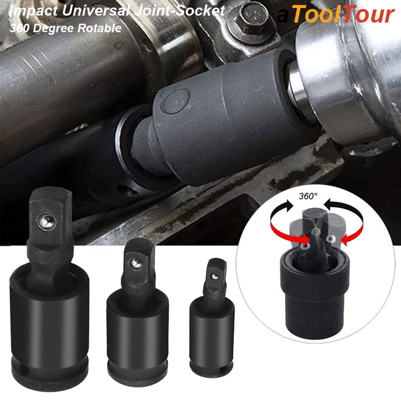 Power Tools Extension - 360 derajat Impact soket sambungan Universal,