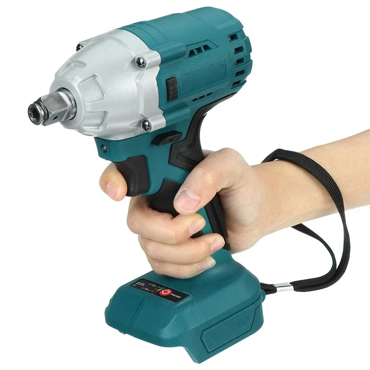 Power Tools Impact Wrench - Kunci Pas Elektrik 18V Obeng Impact