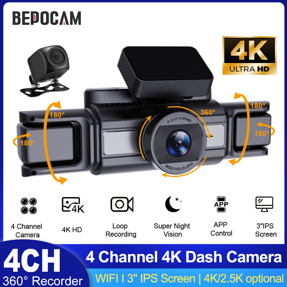 Power Tools Japan - Kamera Dasbor BEPOCAM 4CH 4K untuk