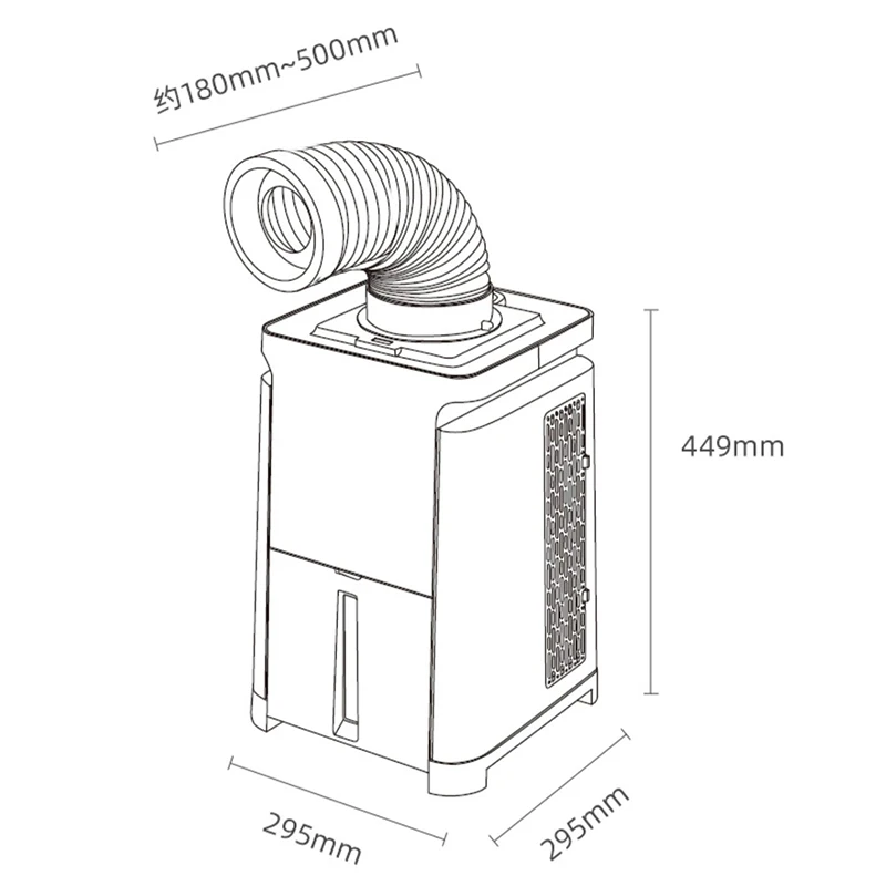 Air Compressor Mini - Pendingin Udara Portabel Desktop Camping AC