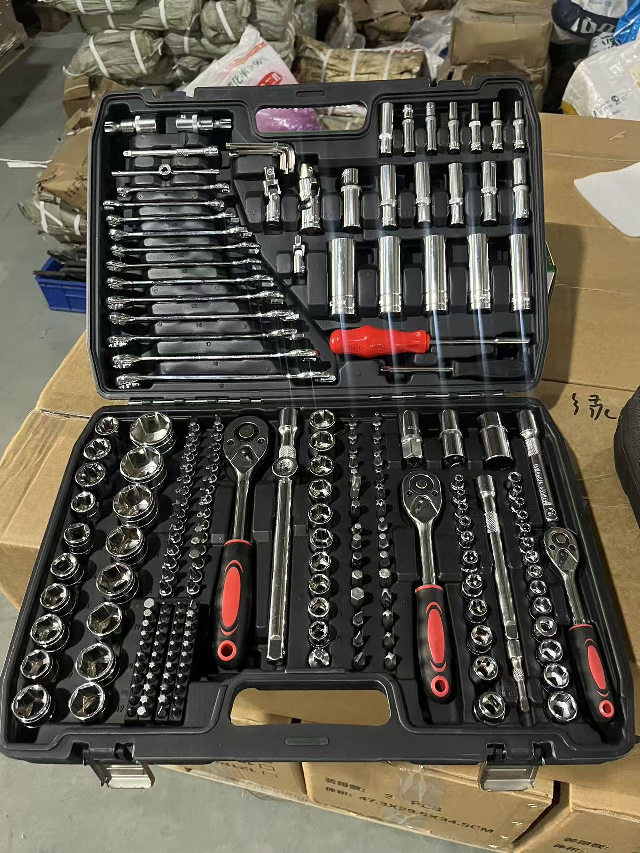 Power Tools Kit Set - 216-Piece DIY Auto Repair Tool Kit