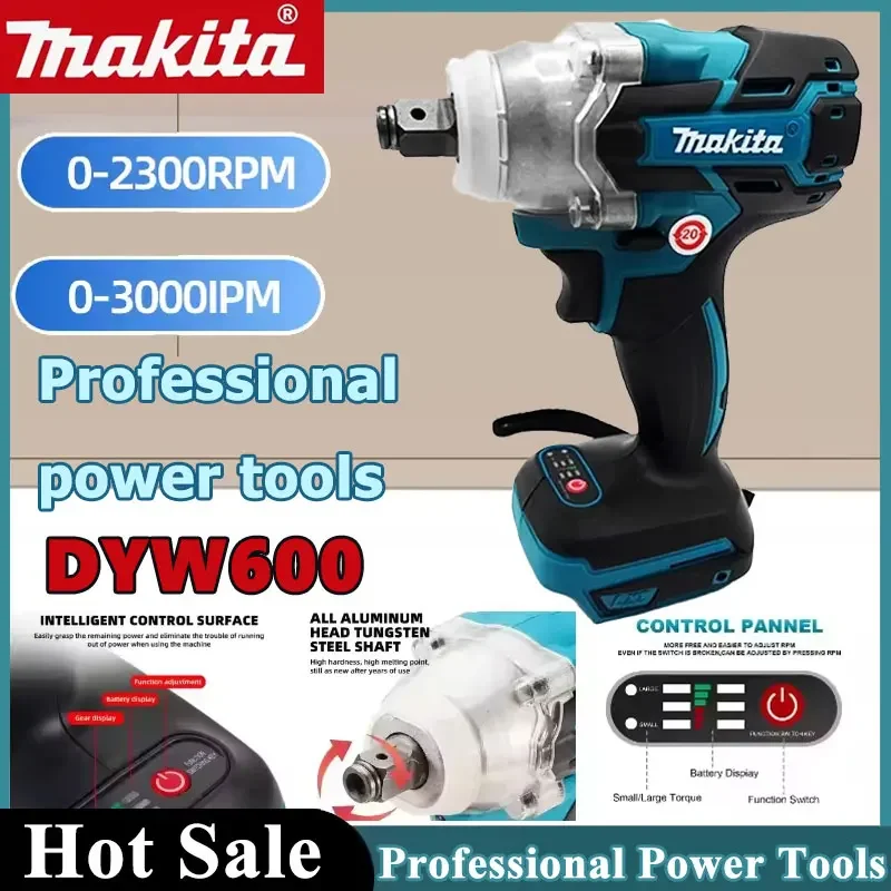 Power Tools Impact Wrench - Makita DTW600 Kunci Impact Tanpa Kabel