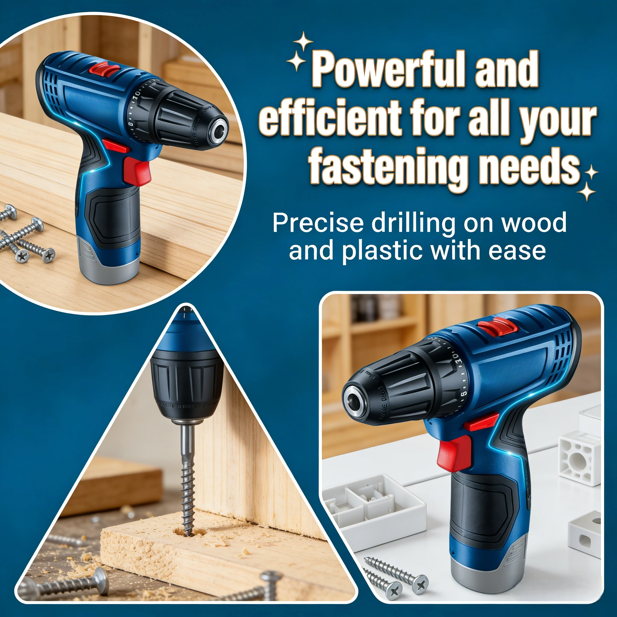 Power Tools Kit Set - Bor Listrik Bosch GSR 120-LI 12V