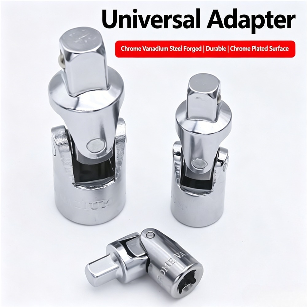 Power Tools Impact Wrench - Set Soket Universal, Baja Chrome Vanadium