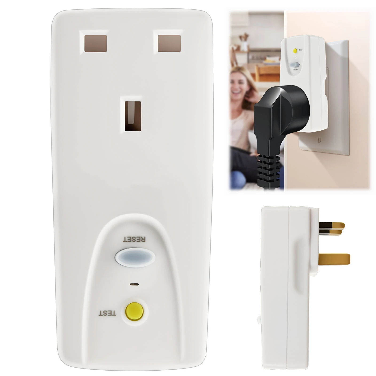 Power Tools Uk - Adaptor RCD Pengaman Steker RCD UK