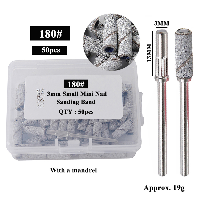 Power Tools Tool Box - 50 Buah/Kotak Pita Pengamplasan Mini 3Mm