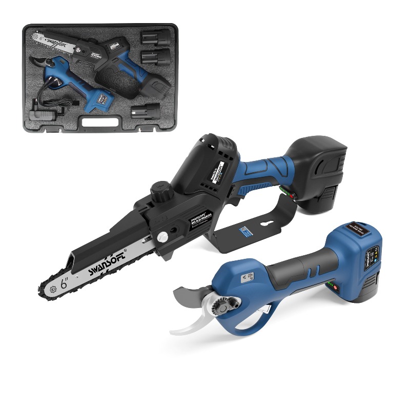Power Tools Kit Set - 【Terlaris】Gunting Pemangkas Listrik Tanpa Kabel dan