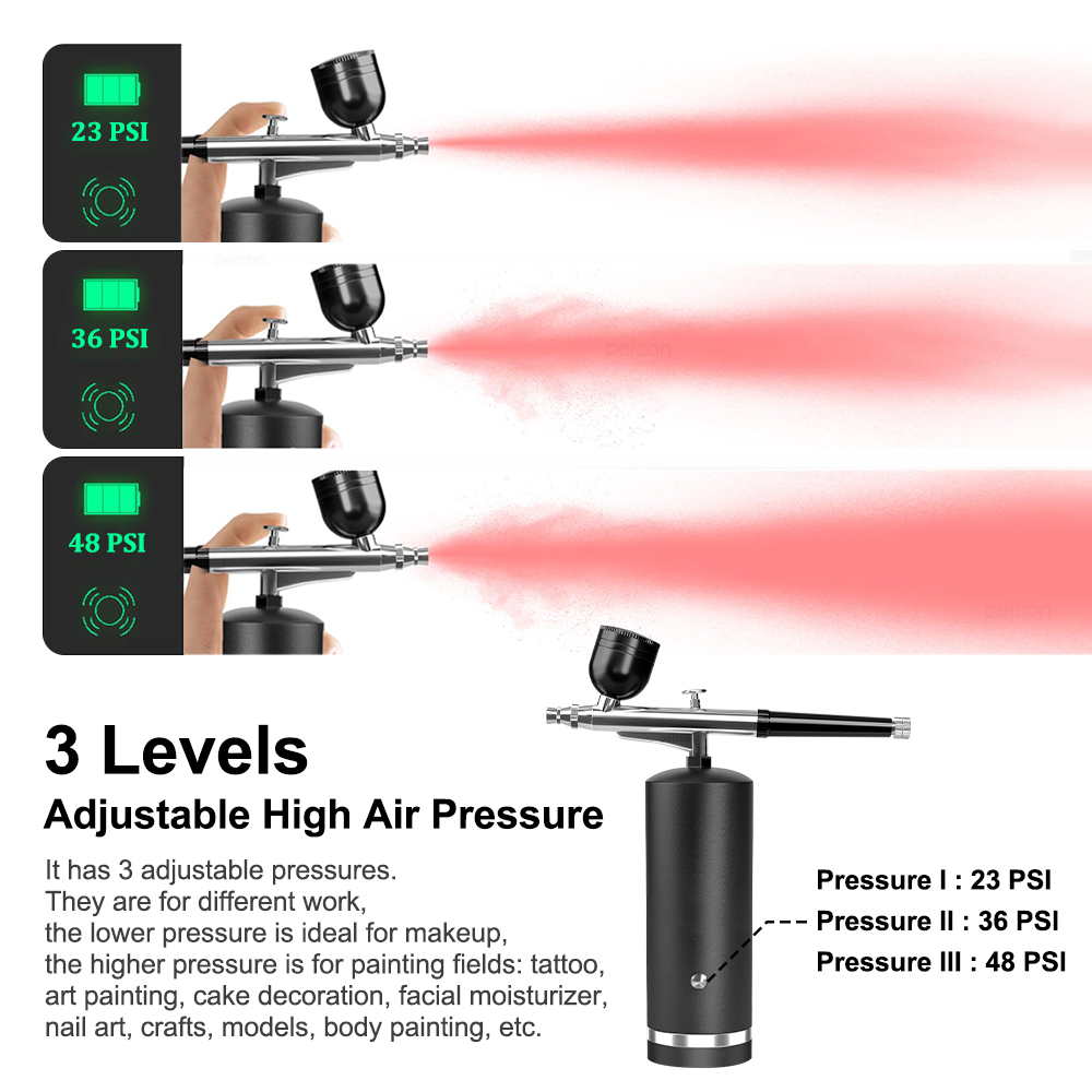 Airbrush dengan Kompresor, Air - Air Compressor Mini ulasan dan harga