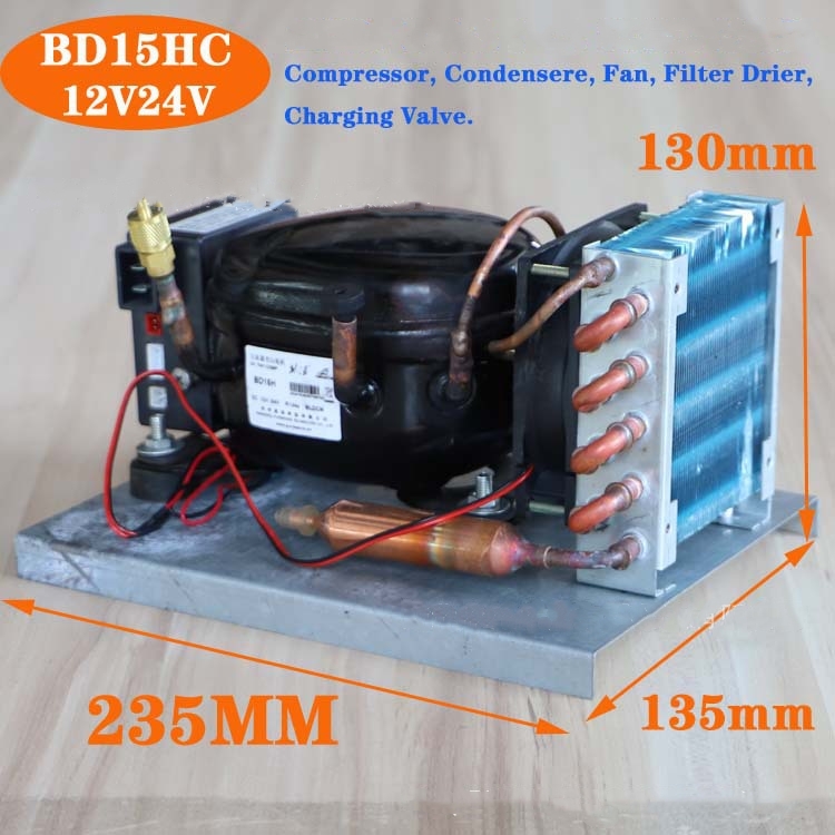 Unit Kondensor Mini BD15HC den - Air Compressor Mini ulasan dan harga