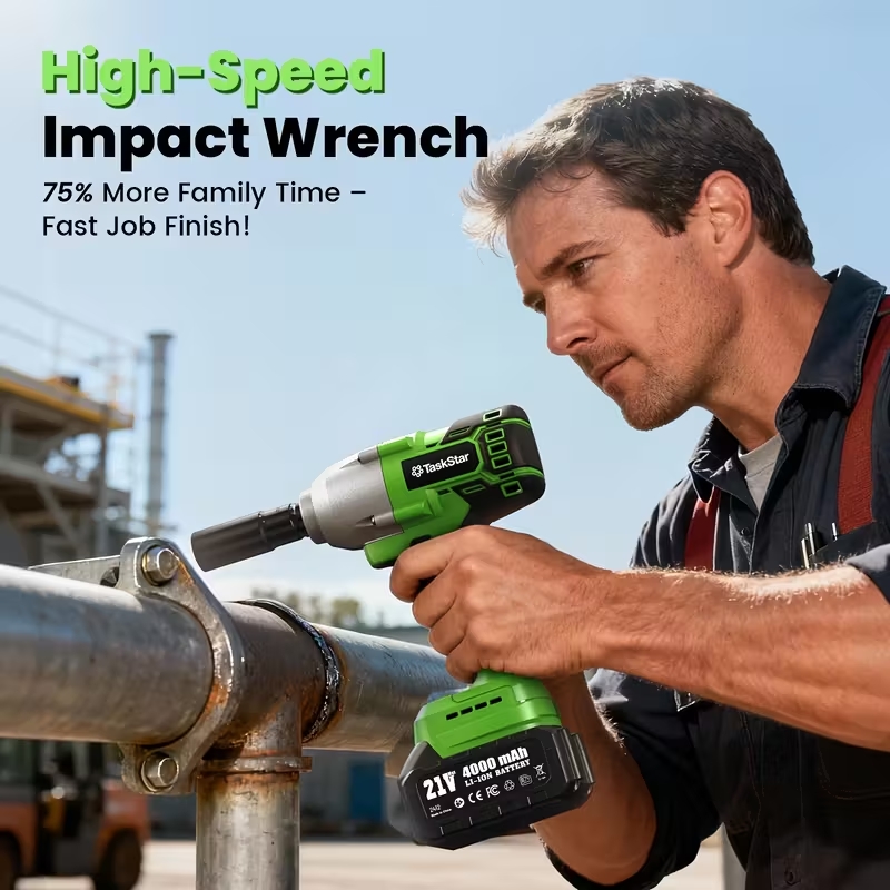TaskStar Impact Wrench 1600N.m - Power Tools Impact Wrench ulasan dan harga