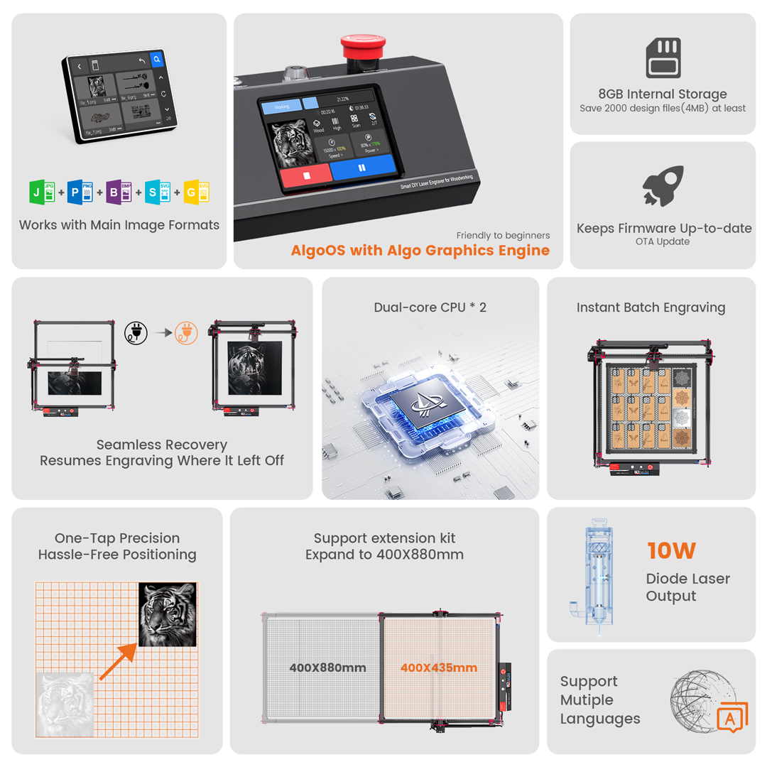 AlgoOS KIT pemotong pengukir L - Power Tools Woodworking ulasan dan harga