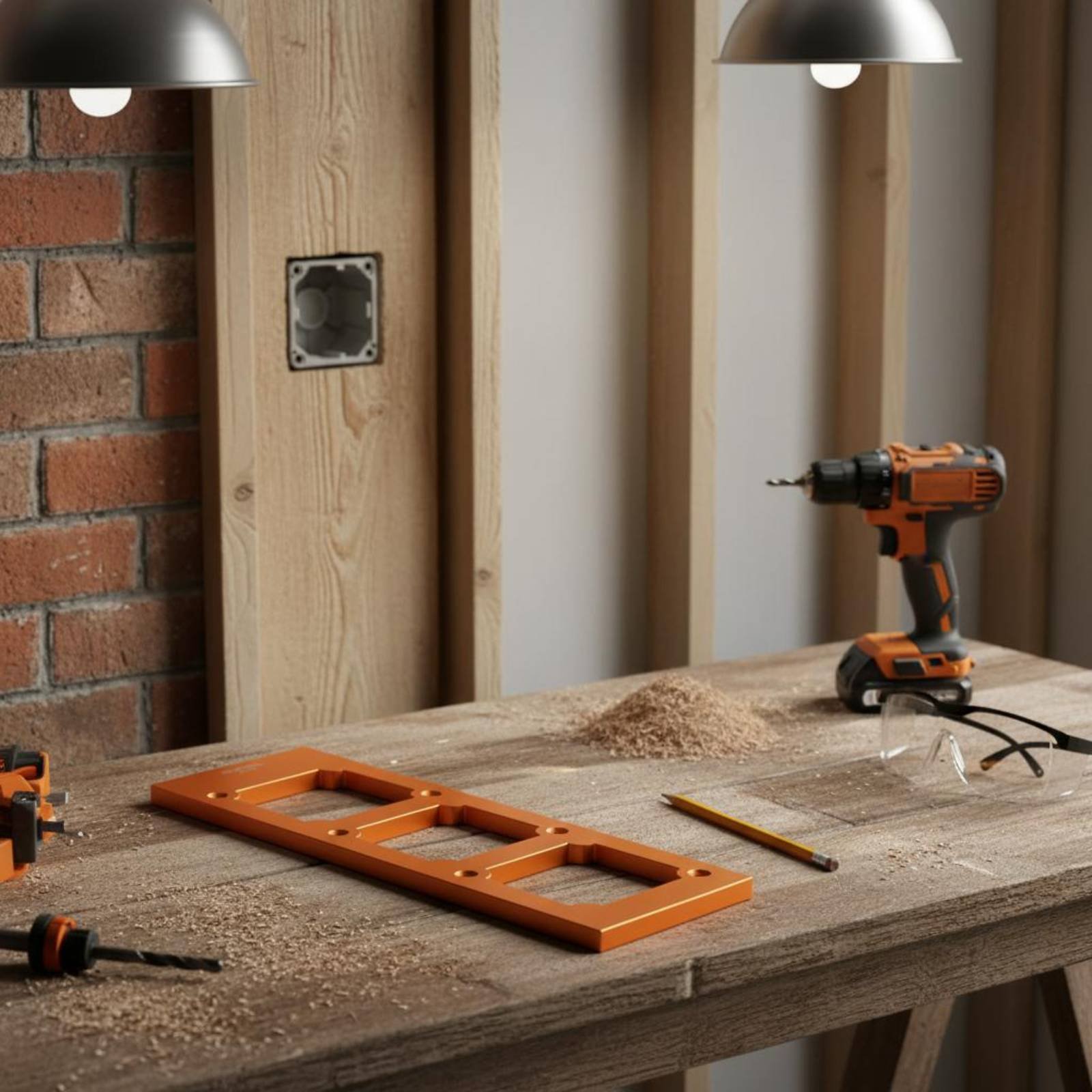 Templat Pemotong Soket dari Al - Power Tools Tool Box ulasan dan harga