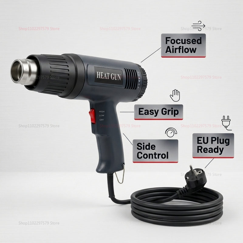 Pistol Udara Panas 2500W 2026  - Heat Gun Variable ulasan dan harga