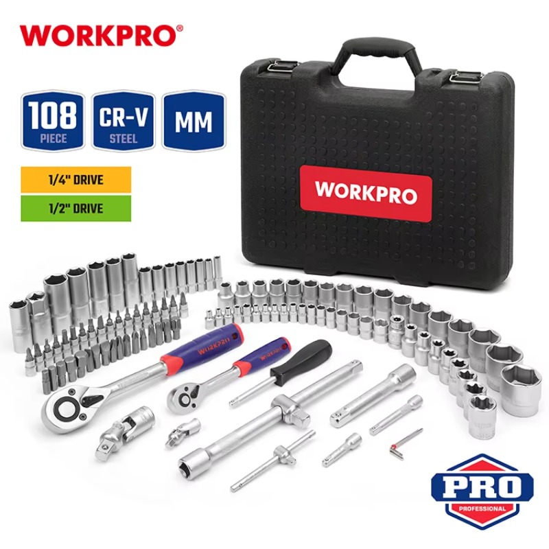 108pcs Set Peralatan Perbaikan - Power Tools Kit Set ulasan dan harga