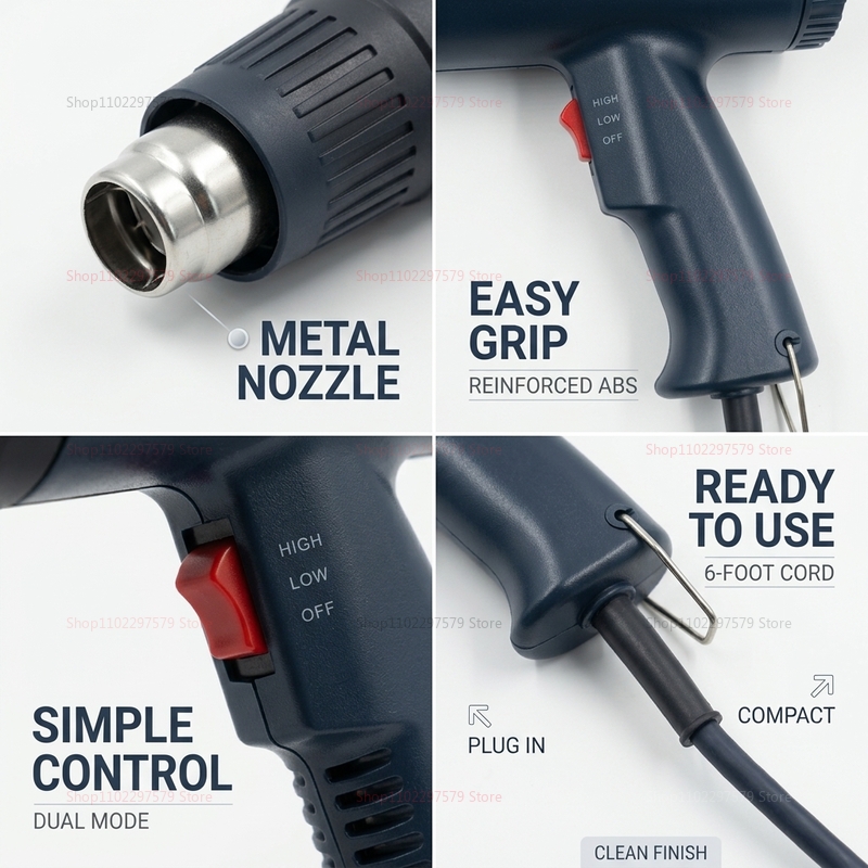 Pistol Udara Panas Baru 2500W  - Heat Gun Variable ulasan dan harga