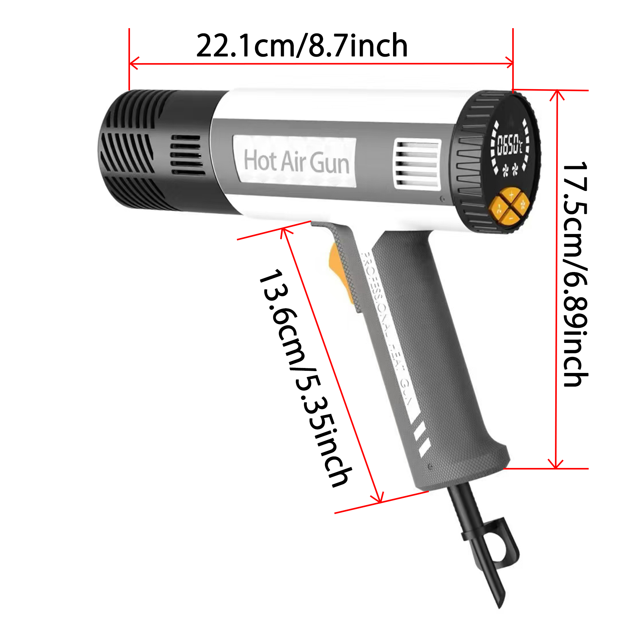 Pistol Panas 60 ℃ - 650 ℃   Ki - Heat Gun Variable ulasan dan harga