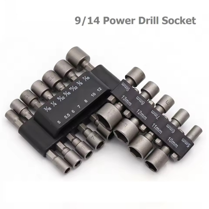 9/14 Buah Set Kunci Pas Soket  - Power Tools Extension ulasan dan harga