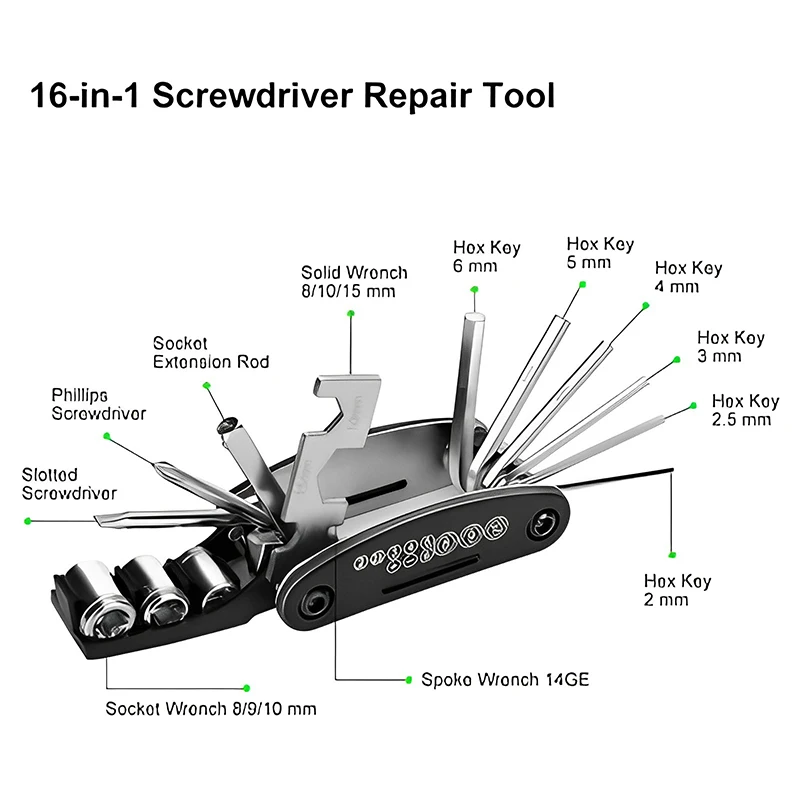Peralatan Perbaikan Sepeda Por - Power Tools Kit Set ulasan dan harga