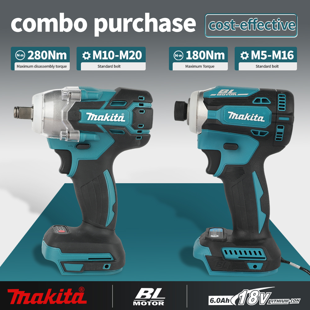 Makita DTW285+DTD171 Perkakas  - Power Tools Impact Wrench ulasan dan harga
