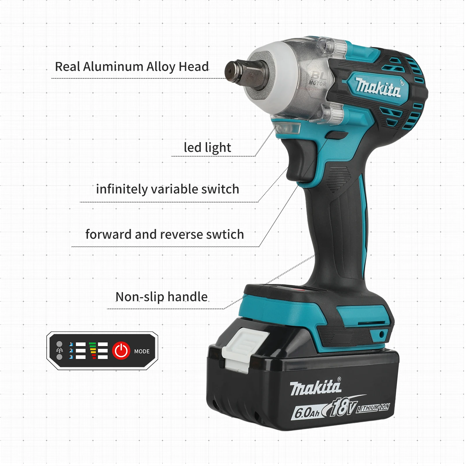 Set Perkakas Makita DTW300 18V - Power Tools Kit Set ulasan dan harga