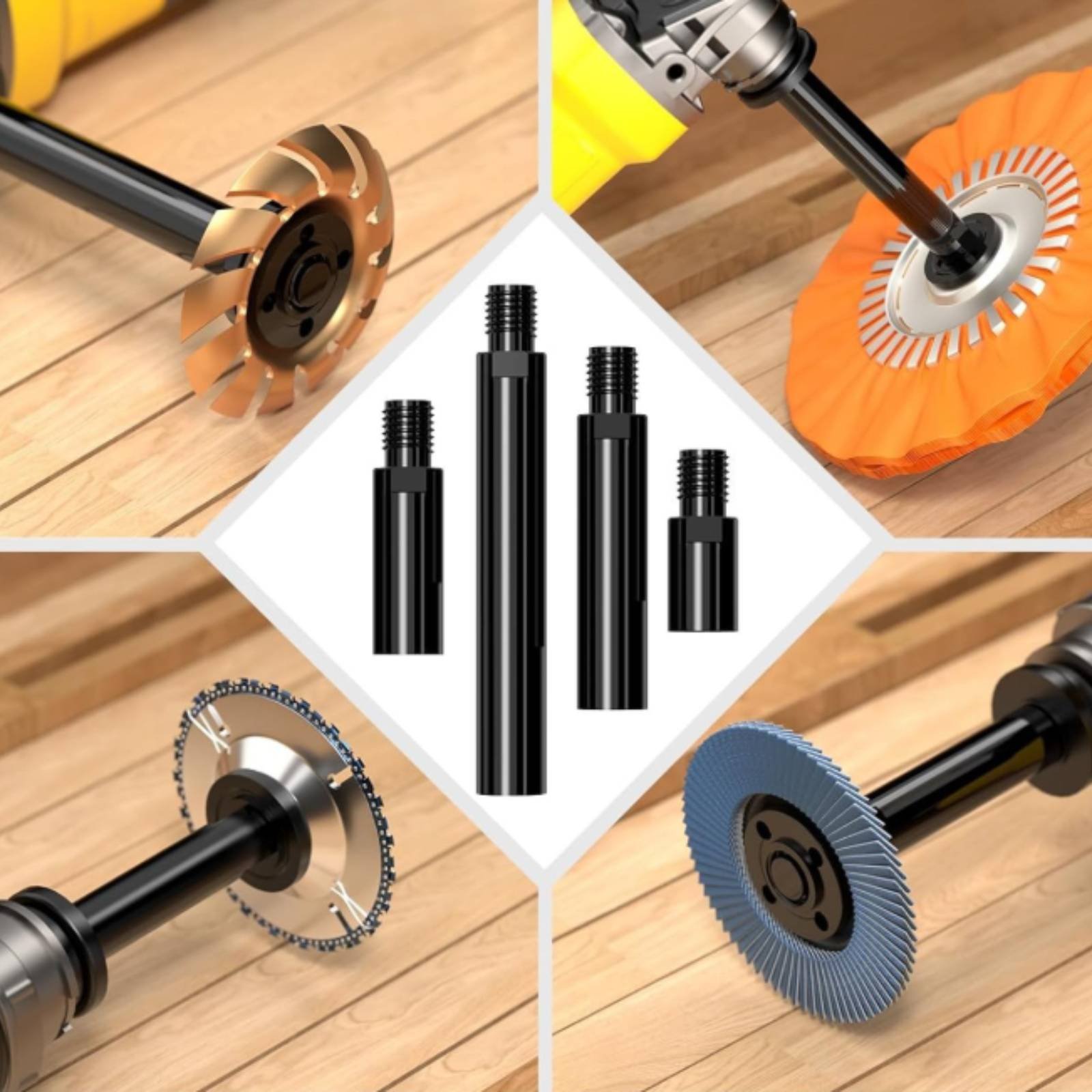 Kit Kunci Mur Flens Gerinda Su - Power Tools Kit Set ulasan dan harga
